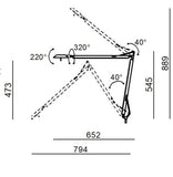 Torino skrivebordslampe